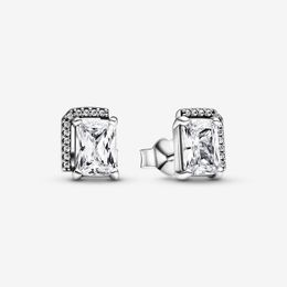 Authentic Pando Ra Sparkling Herbarium Cluster Stud Earrings S925 Sterling Silve Fine Women Earring Compatible European Style Jewellery 292380C01 Earring