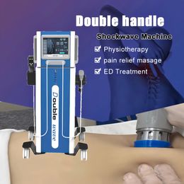 hot sale 2 in 1 body muscle rehabilitation therapy sport injury recovery physiotherapy pain relief shock wave therapy machine