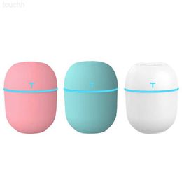 Humidifiers USB Air Humidifier Cute Egg Ultrasonic Car Humidifiers Mist Maker with LED Lights Mini Office Desktop Air Purifier 220ml DHL Free L230914