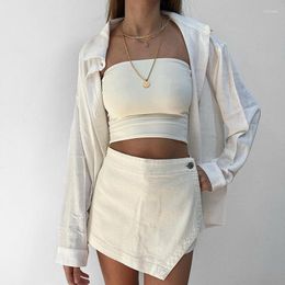 Women's Shorts Women Sexy Solid Skinny High Waist Button Elegant Office Ladies Beach Short Trousers Outfits Summer 2023