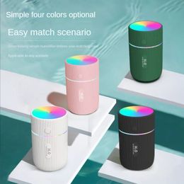 220ML Mini Air Humidifier Car Interior Smart Purifier USB Charging with Colourful LED Night Summer Cool Mist Sprayer Diffuser