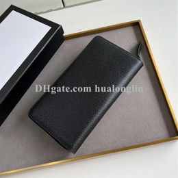 Genuine leather woman wallet purse card holder for men woman original box whole promotional designer299z