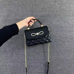 2023 Women's Classic Clamshell Bag Designer Bag All Black Metal Plaid Matilas Chain Crossbody Bag Shoulder Luxury Large capacity purse Handbag crossbody bag