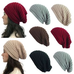 Fashion French Solid Colour Beret Jacquard Striped Knitted Cute Hat Suitable For Female Girls