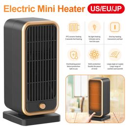 Home Heaters 500W Electric Mini Heater PTC Fast Heating Warmer Fan Multiple Protection Warmer Machine Energy Saving for Home Office Dorm Room HKD230904