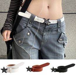 Star Rhinestone Belt For Women Fashion Y2k Waist Strap Female Girl Jeans Dress Trouser Decorative Waistband Accessories