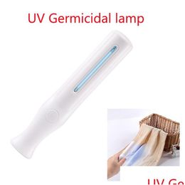 Other Indoor Lighting Household Traviolet Steriliser Lamp Portable Travel Disinfection Stick Suitable For Of Mobile Phones Clothes Bed Dhpop