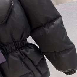 Women's Down 2023 Warm Winter Women Coat Hooded Zipper Waist Closing Thickened Duck Jacket Short Bread flyfly9988