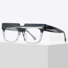 Fashion Sunglasses Frames Acetate Thick Eyeglass Full Rim Clear Lenses Vintage Oversize Cat Eye Men Women Unisex188g
