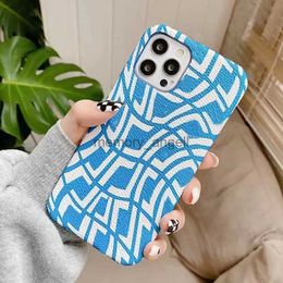 Cell Phone Cases Designers Phone case for IPhone 14 13 12 11 pro x xs max xr 8 7 Plus Brand Fashion Mobile Phone Cases braid Shell Ultra Cover 2305237PE HKD230914