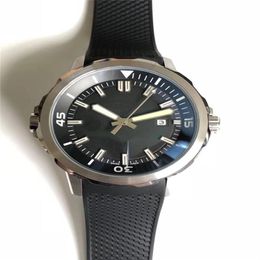 Top quality Man watch sport watch mechanical automatic watches rubber strap wristwatch black dial 041302J