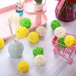 Christmas Decoration Creative Rattan Wicker Balls Home School Ceiling Hanging Pendant Event Kindergarten Kids Toys