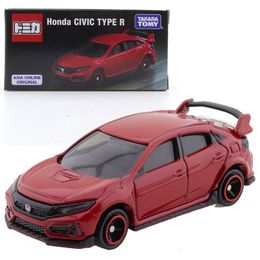 Diecast Model Tomy Tomica Mall Asia Exclusive Honda FK8 TypeR Red Car Simulation Toy Boy Collection 230912