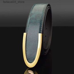 Belts green luxury genuine leather men women belts The latest quality of the best C buckle fashion ladies Q230914