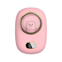 Home Heaters Mini Cute Bear Astronaut Hand Warmer USB Charge Power Bank Electric Hands Heater For Winter Outdoor Traveling Warming Product HKD230904