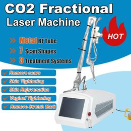 Portable CO2 Laser Removal Machine Scars Remove Vaginal Tightening Stretch Marks Removal Skin Resurfacing Metal RF Tube Beauty Equipment Salon Home Use