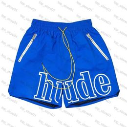 3A Designer Men RH Limited Rhude Shorts Summer Swim Kort knälängd Hip Hop High Street Sports Training Beach Pants Mens Elastic Waist 5346