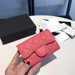 Genuine Leathe passport holders Original Quality Luxury Leather Card Holder Coin Purse Ladies Fashion Cowhide Leather Bag Making R302u