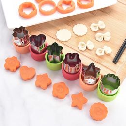 3pcs Cookies Cake Cutter Flower Shape Mould Vegetable Carrot Fruit Cut Mould Cucumber Kid Dough Baking Tool kitchen DIY Food Knife