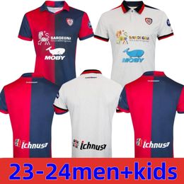 23 24 Cagliari Soccer Jerseys PAVOLETTI LAPADULA VIOLA SHOMURODOV JANKTO LUVUMBO NANDEZ OBERT MAKOUMBOU ROG 2023 Sant Efisio special Edition football shirts