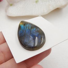 Loose Gemstones Natural Gemstone Labradorite Cabochons Beads 34x20x6mm6.7g