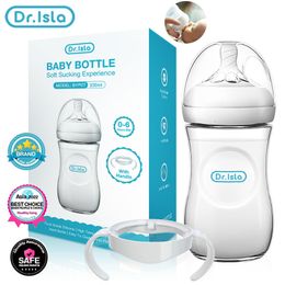 Baby Bottles# Drisla 150ml330ml Bottle BPA Free born PP Feeding dropresistant bottles with handle 230914