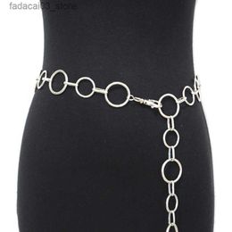 Belts Metal chain Women's link gold / silver fashion waist chain Elegant Temperament Body Chain Belt wedding party waistbrand Bg-1504 Q230914