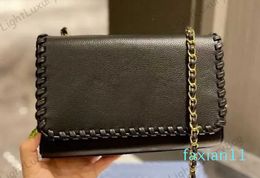 Leather Wallet Light luxury chain Crossbody fashion Temperament Shoulder For Women Classic Famous Shopping Purses