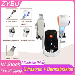 New 5 in 1 Microdermabrasion Diamond Dermabrasion peeling machine Ultrasonic Skin Scrubber facial Deep Cleaning Cold Hot portable skin care beauty instrument
