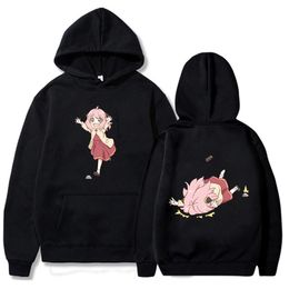 Men's Hoodies Sweatshirts Spy X Family Anya Forger Hoodies Japanese Anime Cartoon Women Sweatshirts Kawaii Printed Hooded Girl Winter Pullover Clothing 230914