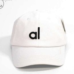 2023 Designer Aloo Yoga Hats Cap For Men And Women's Large Cap Shows SmAlool Face Versatile BasebAlool Cap Outdoor Trend Sunscreen Hat Sport