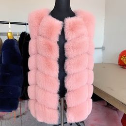 Women's Fur Faux Fur Faux fur elegant women's coat Fake fur vest Plush jacket Ladies Spring Autumn Faux Fur Vest Fashion Fluffy jacket trench 230912