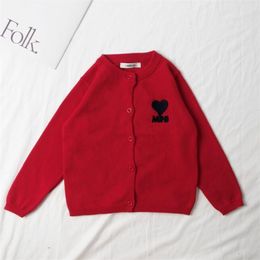 New cotton children sweaters knit love pullover sweaters for boys and girls in autumn and winter round neck sweaters