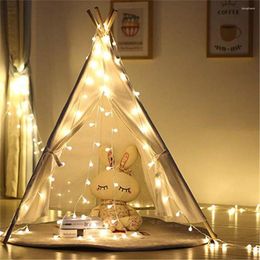 Strings 3M 6M 40 LED String Outdoor Fairy Lights Bulbs Garden Patio Wedding Christmas Decoration Light Chain Waterproof Warm White