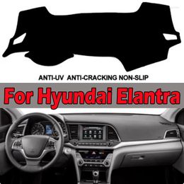 Interior Accessories Car Dashboard Cover For Elantra Avante 2023 Dash Mat Pad Carpet Anti-UV Anti-slip Anti-Sun