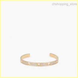 Fashion Designer Bracelet Mens Women Full Diamond Gold Letters f Bracelets Luxury Love 21090902r