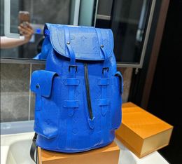 Lvse Men Highquality Designer Backpack Handbags Backpack Women Travel Leather Backpacks School Bag Fashion Knapsack Back pack Sat