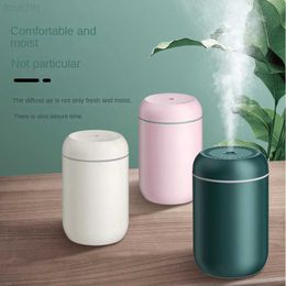 Humidifiers 300ML Aromatherapy Air Humidifier USB Portable Night Light Home Car Office Desk Atomization Aroma Diffuser Essential Oils L230914