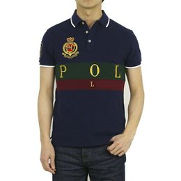 high-quality New product Sweatshirt Polos shirt American flag brand Polos men's short sleeved men's T-shirt S-6XL