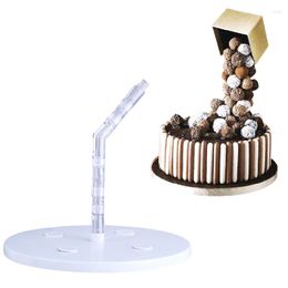 Bakeware Tools Creative Food Grade Plastic Cake Stand Support Structure Practical Fondant Chocolate Decoration Mold DIY Baking