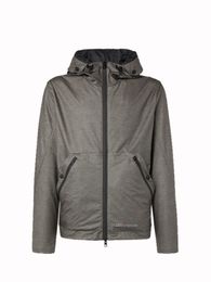 Mens hoodies Autumn kiton Zipper Hooded Casual Grey Waterproof Coat