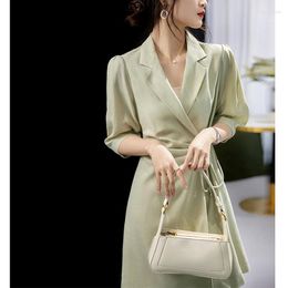 Party Dresses Women Business Suit Dress Fashion Hepburn Elegant Black Female French Style Casual Vestidos Office Lady Summer Outfit