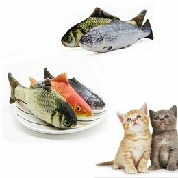 Cat Toys Wagging Fish Realistic Plush Simulation Toy Catnip Mint Pet Stuffed271s