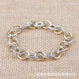 Designer DY Bracelet Luxury Top oval chain clasp bracelet popular twist Accessories high-end Jewellery High quality romantic fashion Valentine's Day gift