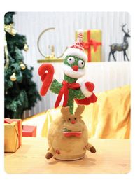 Baby Stuff Claus Plushies Dancing Cactus Huggy Wuggy Toy Dance Cactus Sing Enchanting Plush Peluche Bebe Peluches Plush Toy Electric Octopus Christmas Gift Idea