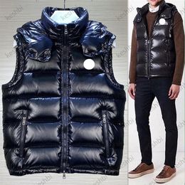 Fashion Men Vest Down Coats Warm Luxury Designer Sleeveless Puffer Jacket Parkas Oversized229M
