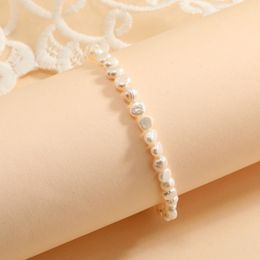 Women Fresh Water Pearl Bracelet Freshwater Cultured Natural Baroque Pearl Jewellery Bangle Adjustable Bracelets