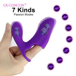 Vibrators Wireless Finger Vibrator Stimulation with Remote Control Sex Toy for a Couple Women Adult g Spot Clitoris Stimulator Shop