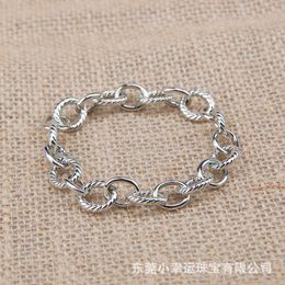 Designer DY bracelet Luxury Top Oval Chain Buckle Bracelet Popular Woven Twisted Thread Handpiece Accessories Jewellery romantic fashion Valentine's Day gift