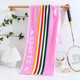 Fashion Lengthen Towel Cotton Bath Towel 1.2 M Long Jacquard Sports Towel Gym Men and Women